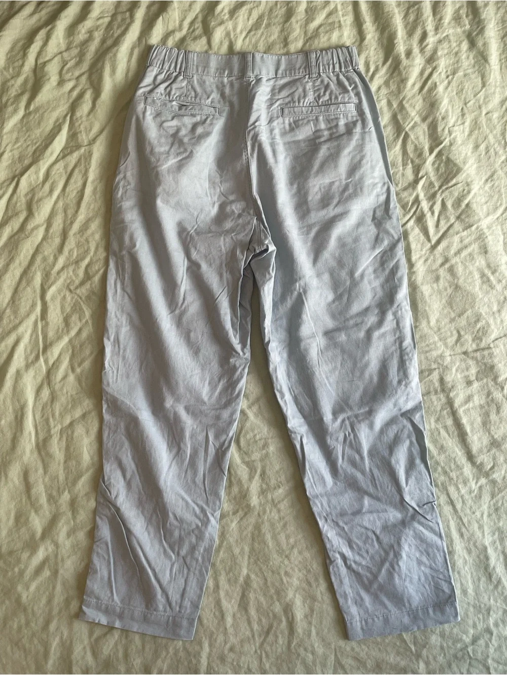Uniqlo Women's Light Blue Casual Trousers - Picture 3 of 6